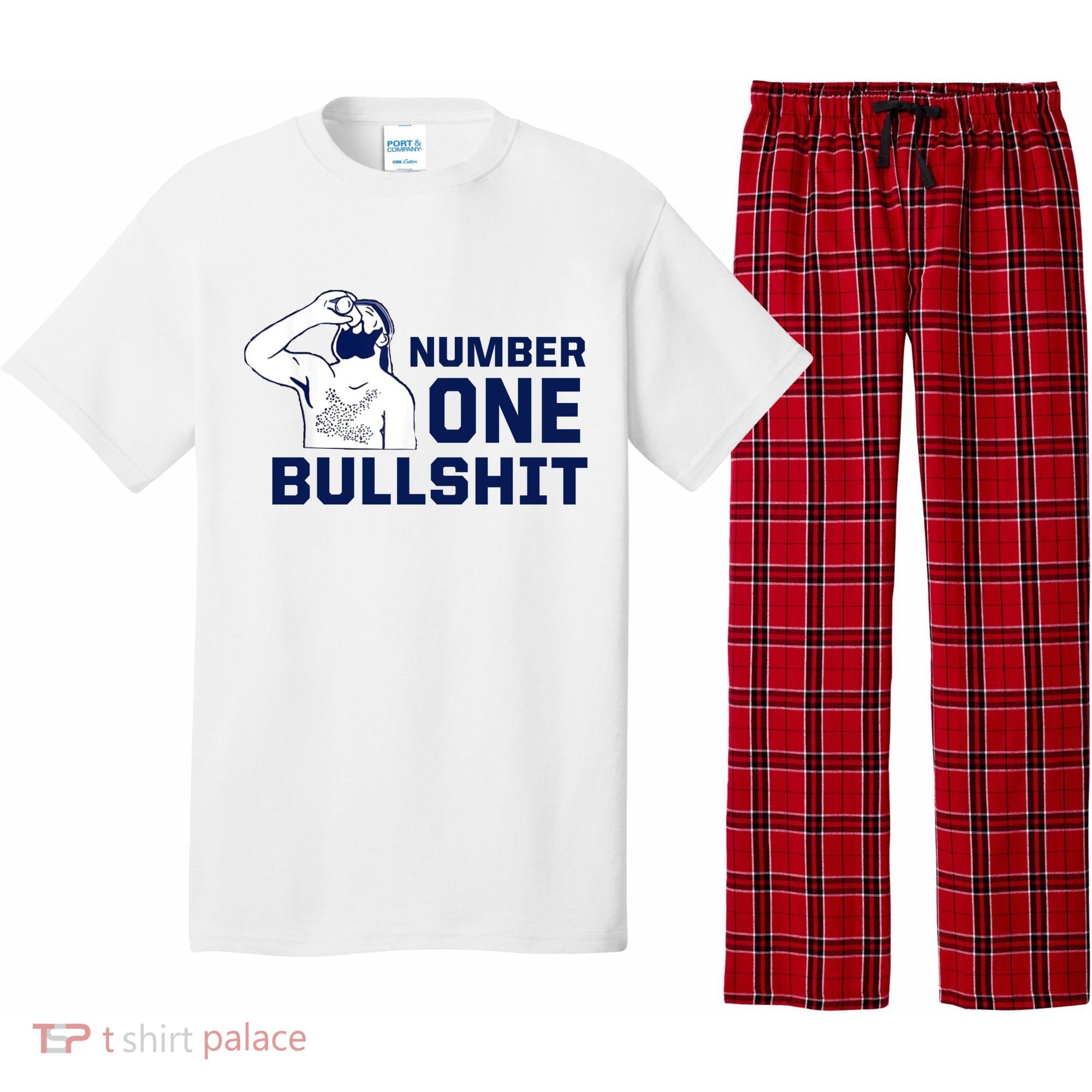Number One Bullshit Funny Pajama Set