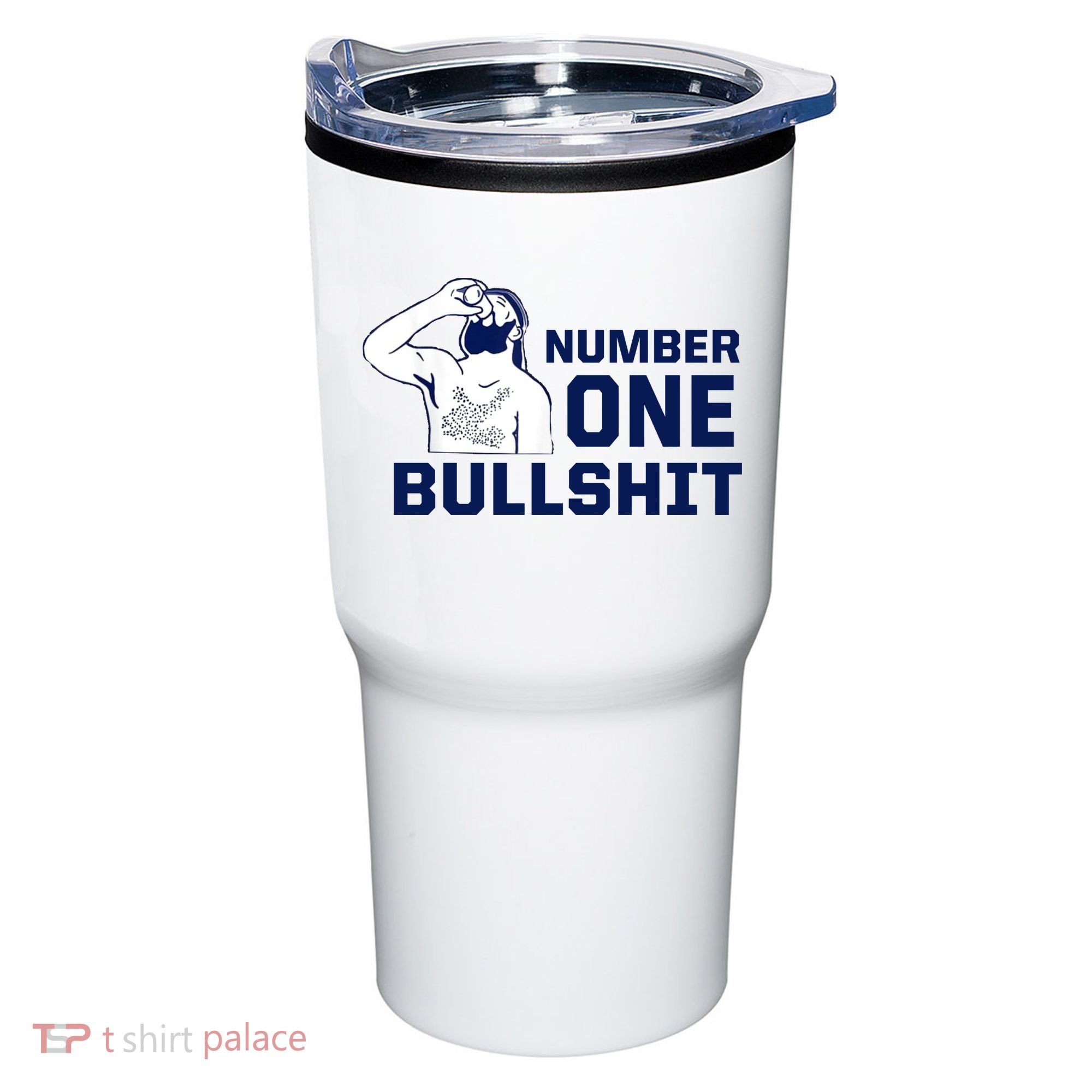 Number One Bullshit Funny Tumbler