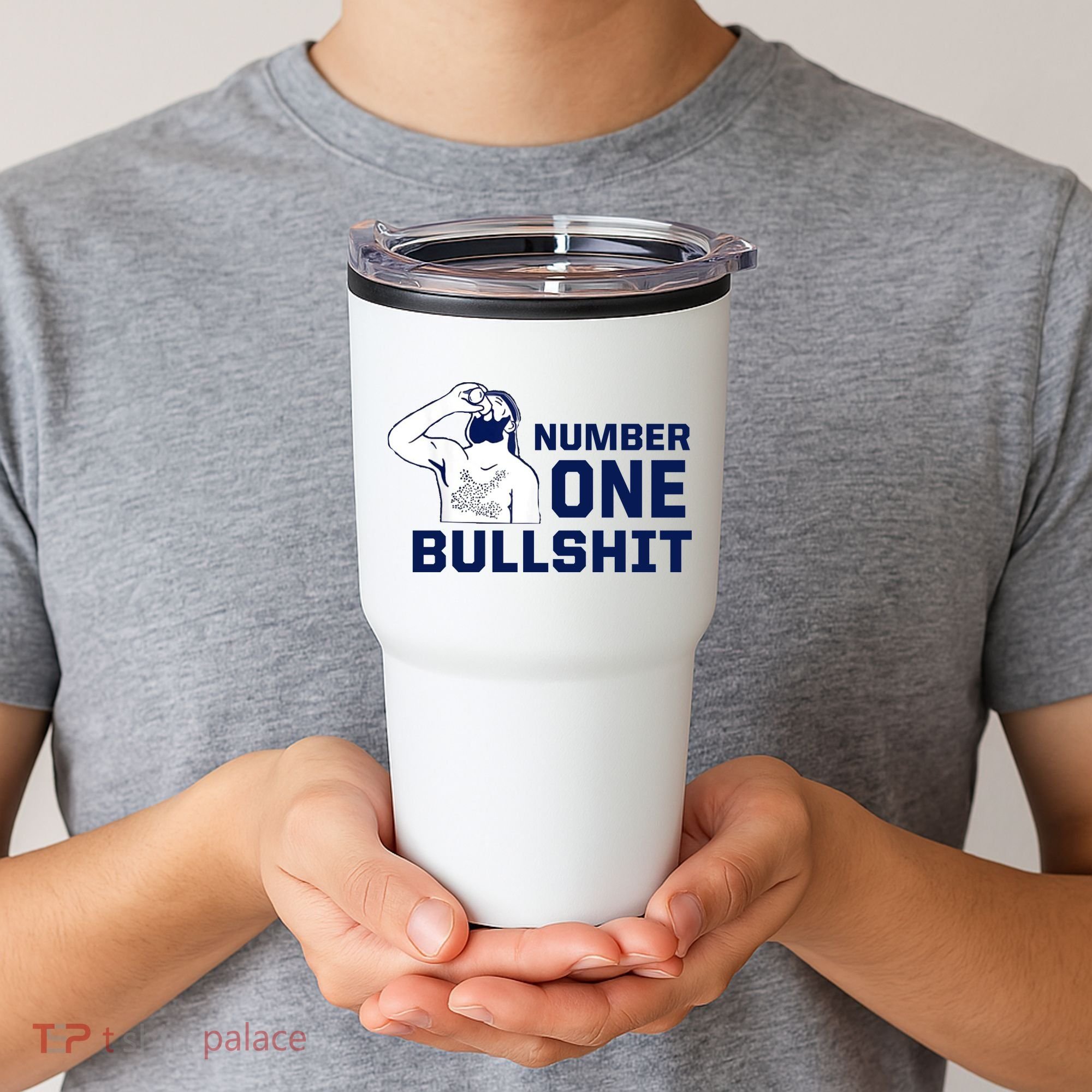 Number One Bullshit Funny Tumbler