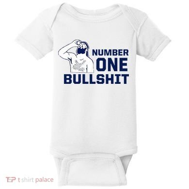Number One Bullshit Funny Baby Bodysuit