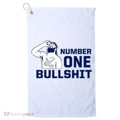 Number One Bullshit Funny Golf Towel