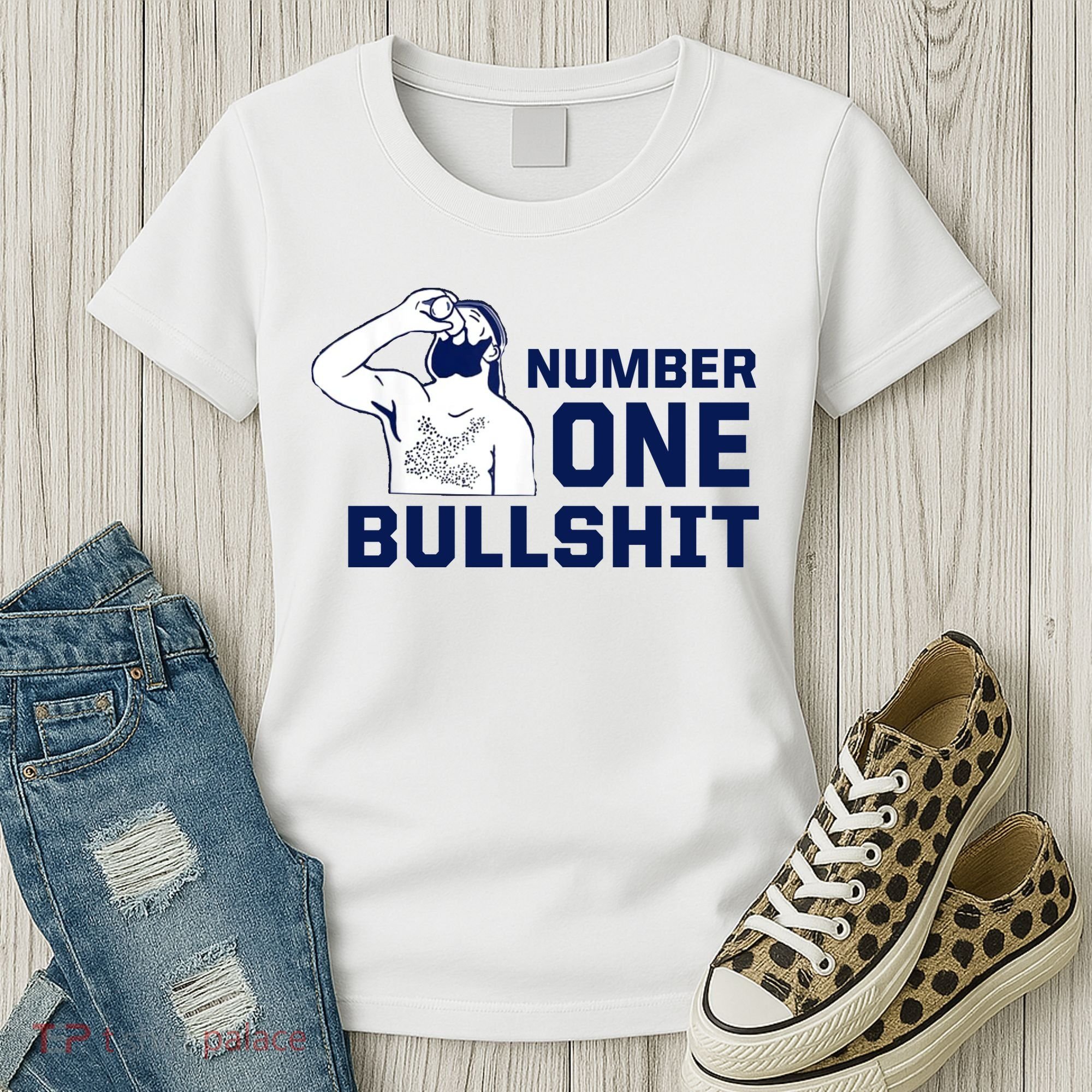 Number One Bullshit Funny Women's T-Shirt