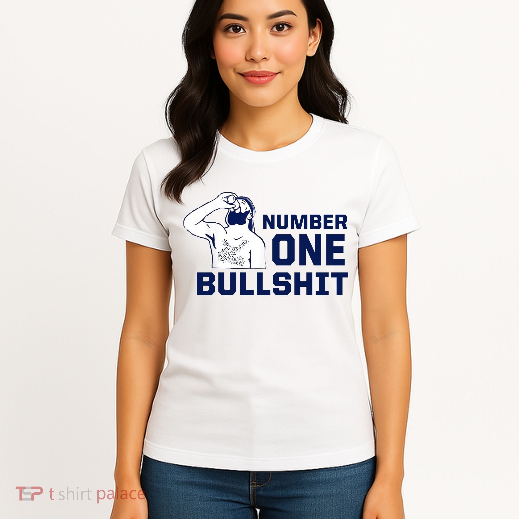 Number One Bullshit Funny Women's T-Shirt