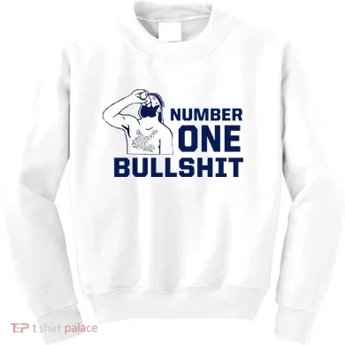 Number One Bullshit Funny Kids Sweatshirt