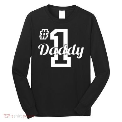 Number One Dad Long Sleeve Shirt
