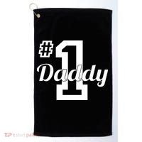 Number One Dad Golf Towel thumb 0