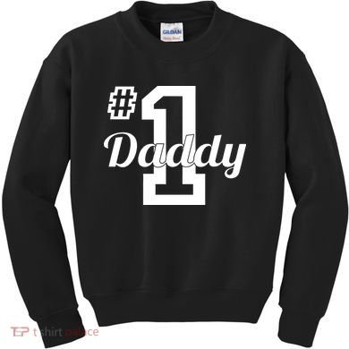 Number One Dad Kids Sweatshirt