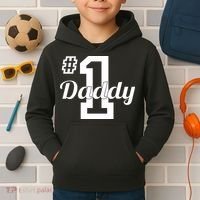 Number One Dad Kids Hoodie thumb 2