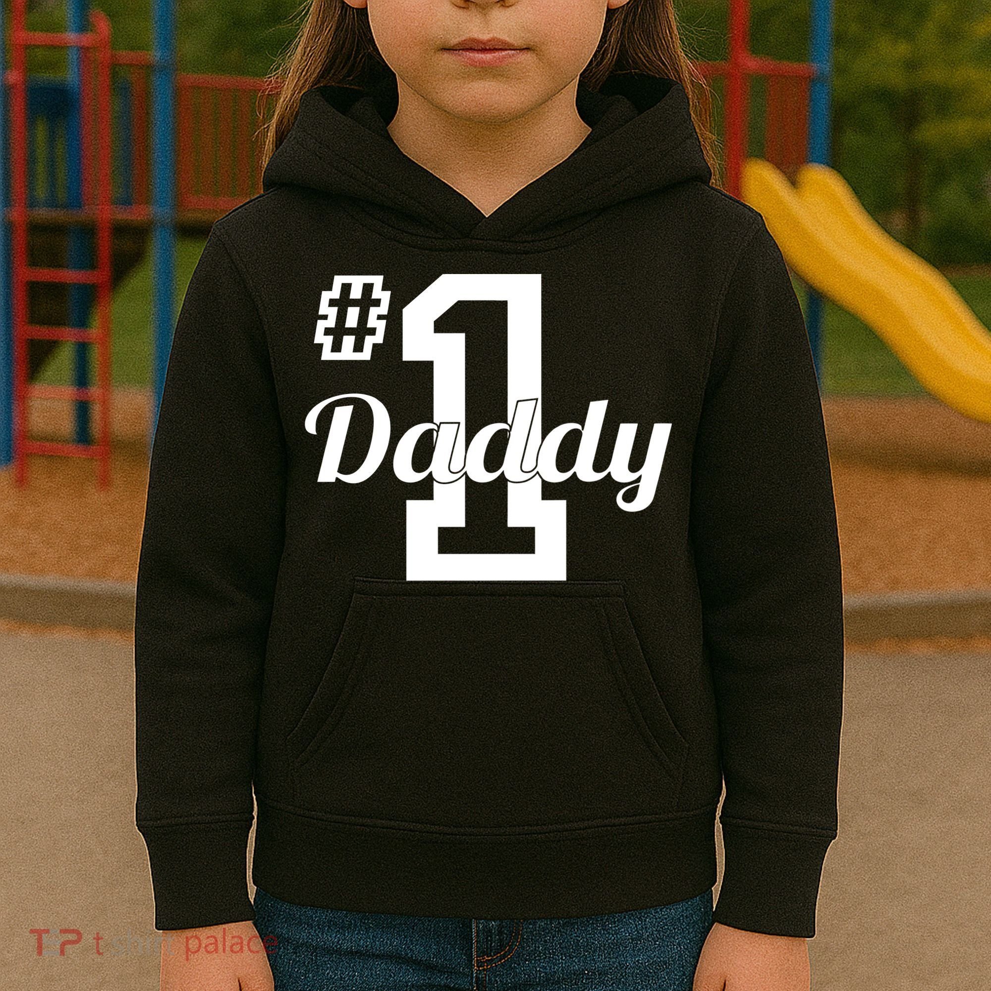 Number One Dad Kids Hoodie