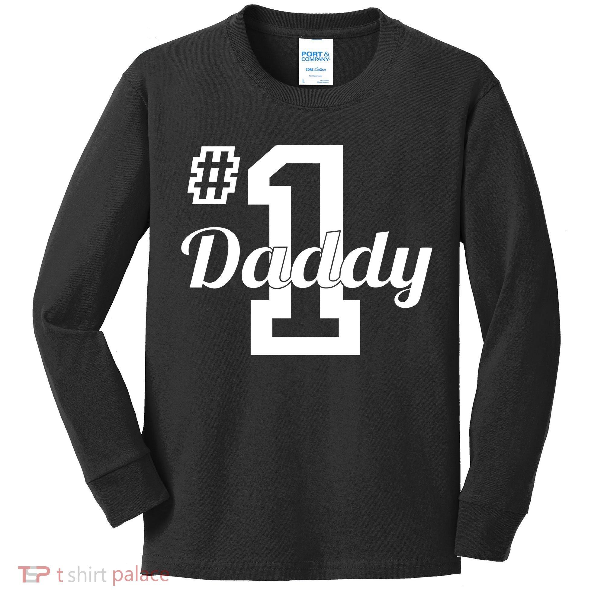 Number One Dad Kids Long Sleeve Shirt