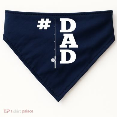 Number One Fishing Dad  USA-Made Doggie Bandana