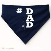 Number One Fishing Dad  USA-Made Doggie Bandana thumb 0