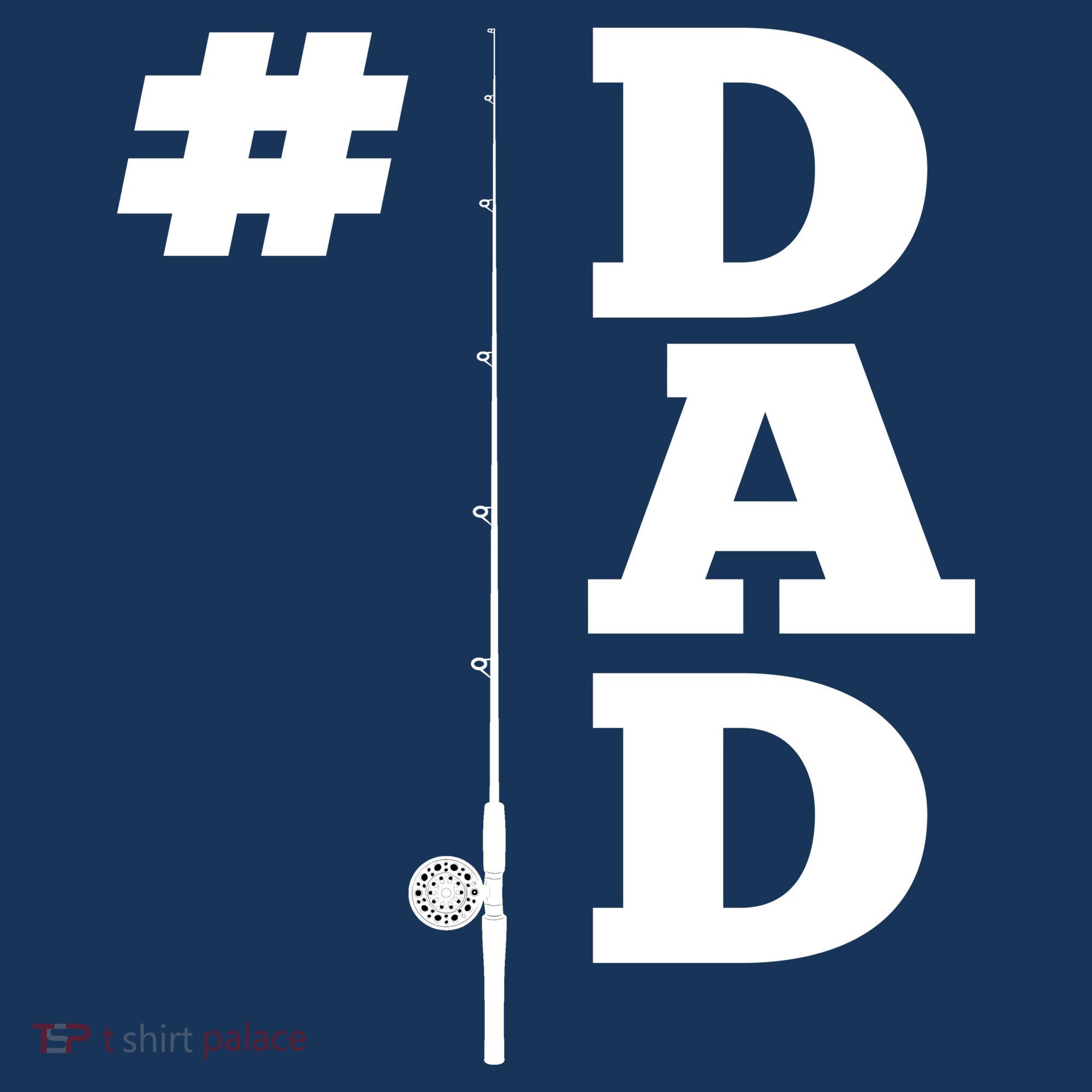 Number One Fishing Dad  Button