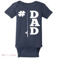 Number One Fishing Dad  Baby Bodysuit thumb 0