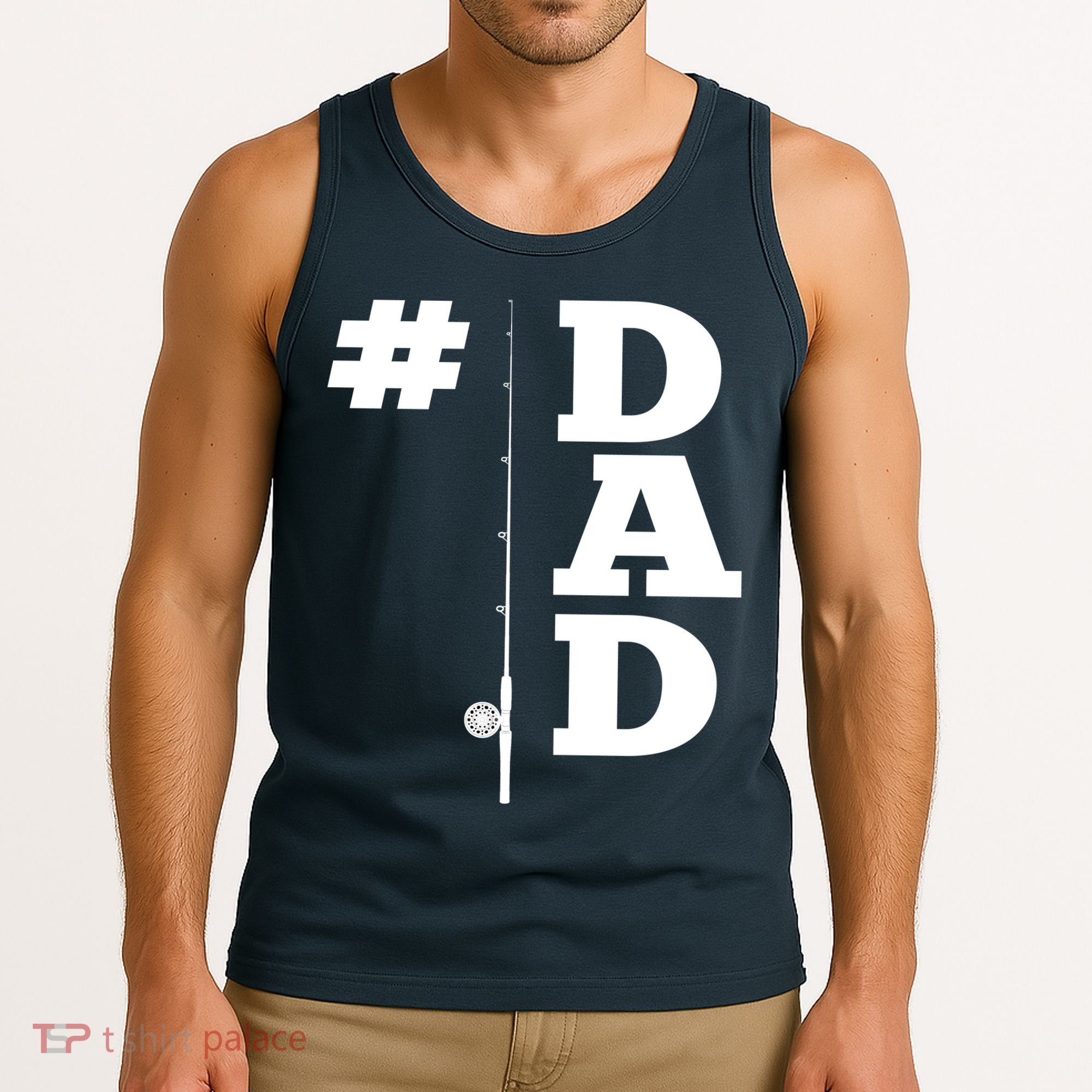 Number One Fishing Dad  Tank Top