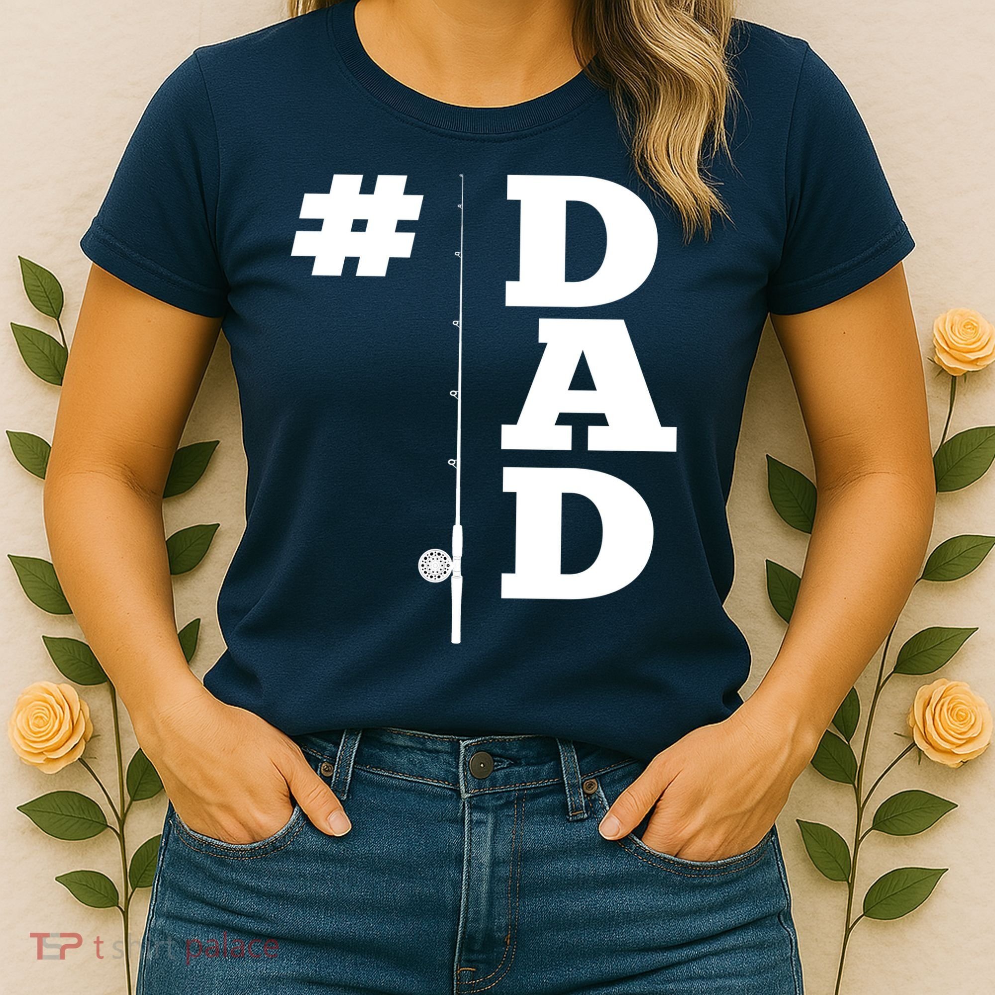 Number One Fishing Dad  Women's T-Shirt