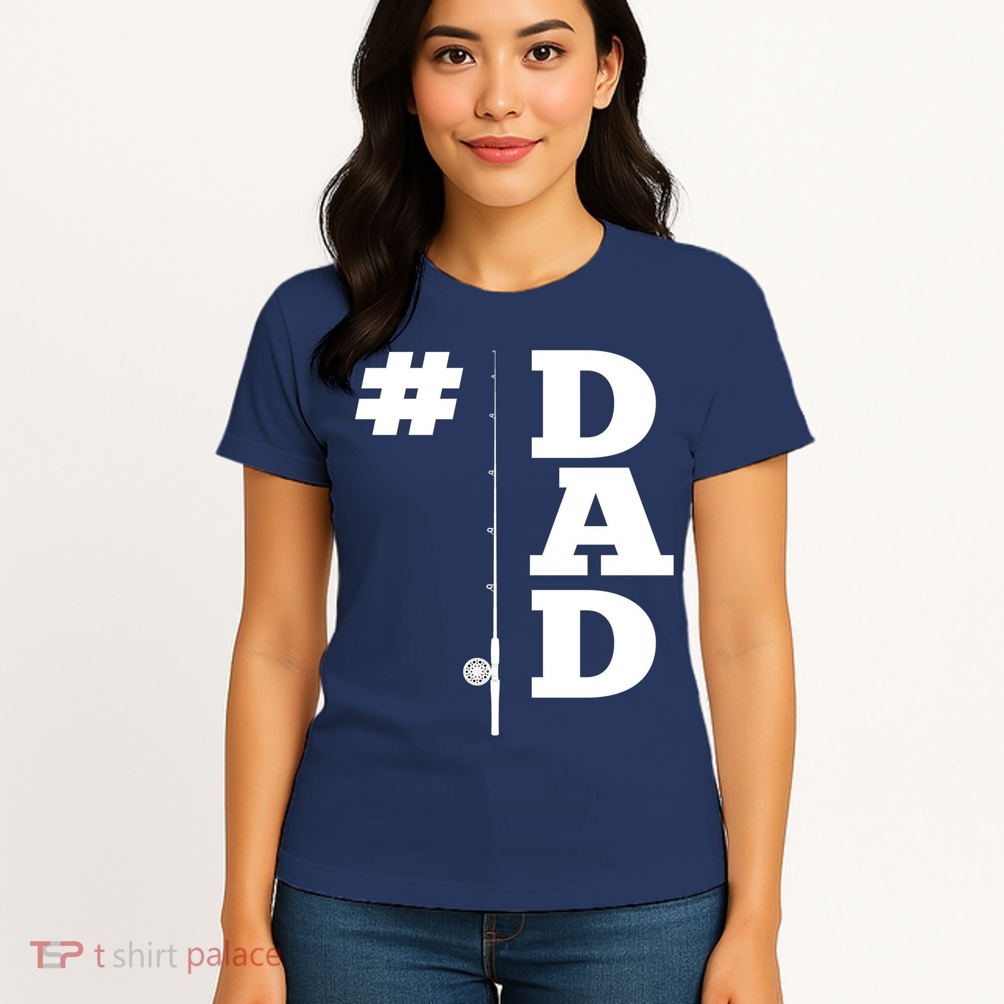 Number One Fishing Dad  Women's T-Shirt
