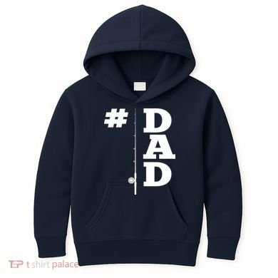 Number One Fishing Dad  Kids Hoodie