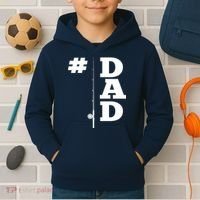 Number One Fishing Dad  Kids Hoodie thumb 2