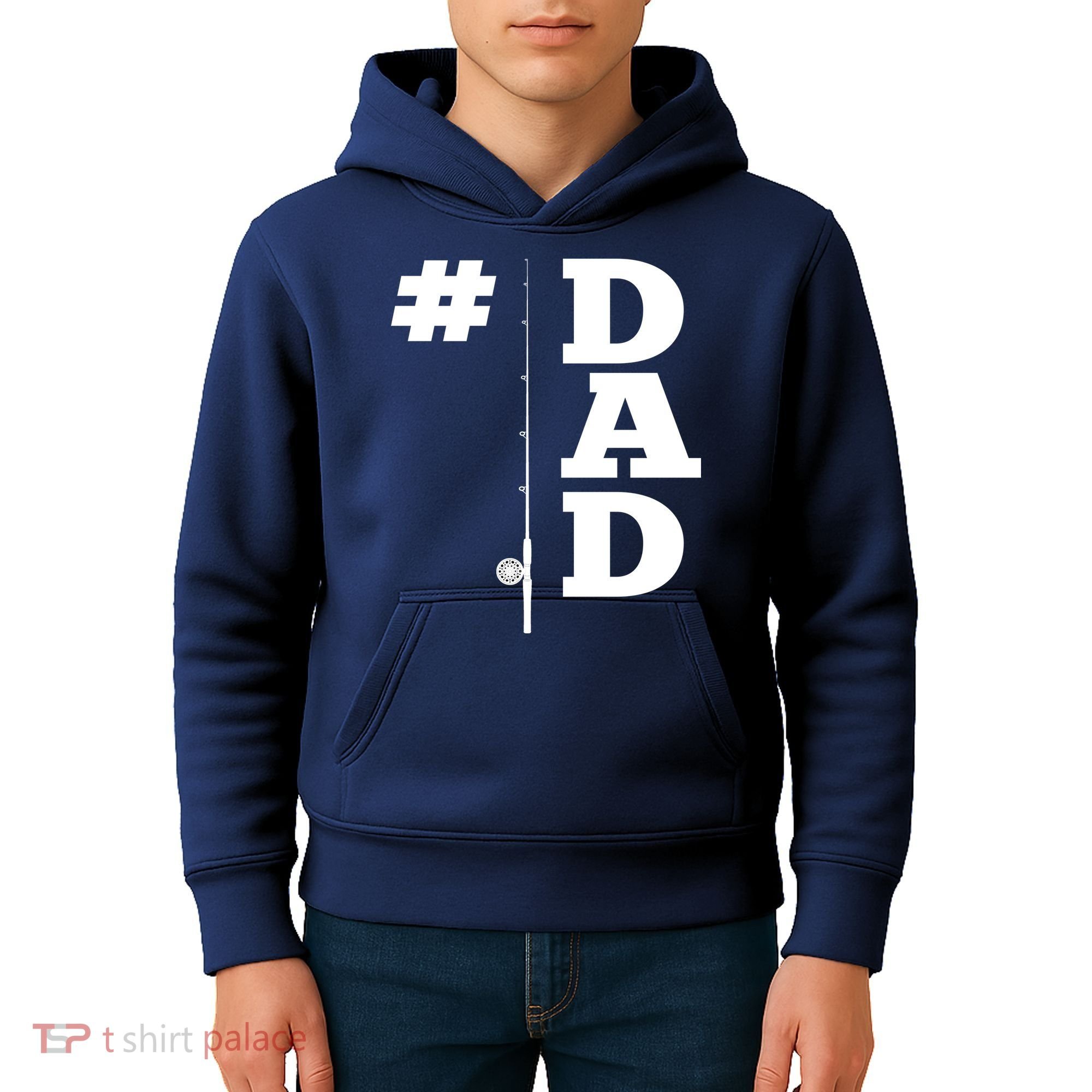Number One Fishing Dad  Kids Hoodie