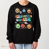 Neurodiverse Universe Neurodiversity Autism Awareness Women's Sweatshirt thumb 0