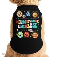 Neurodiverse Universe Neurodiversity Autism Awareness Doggie Tank thumb 0