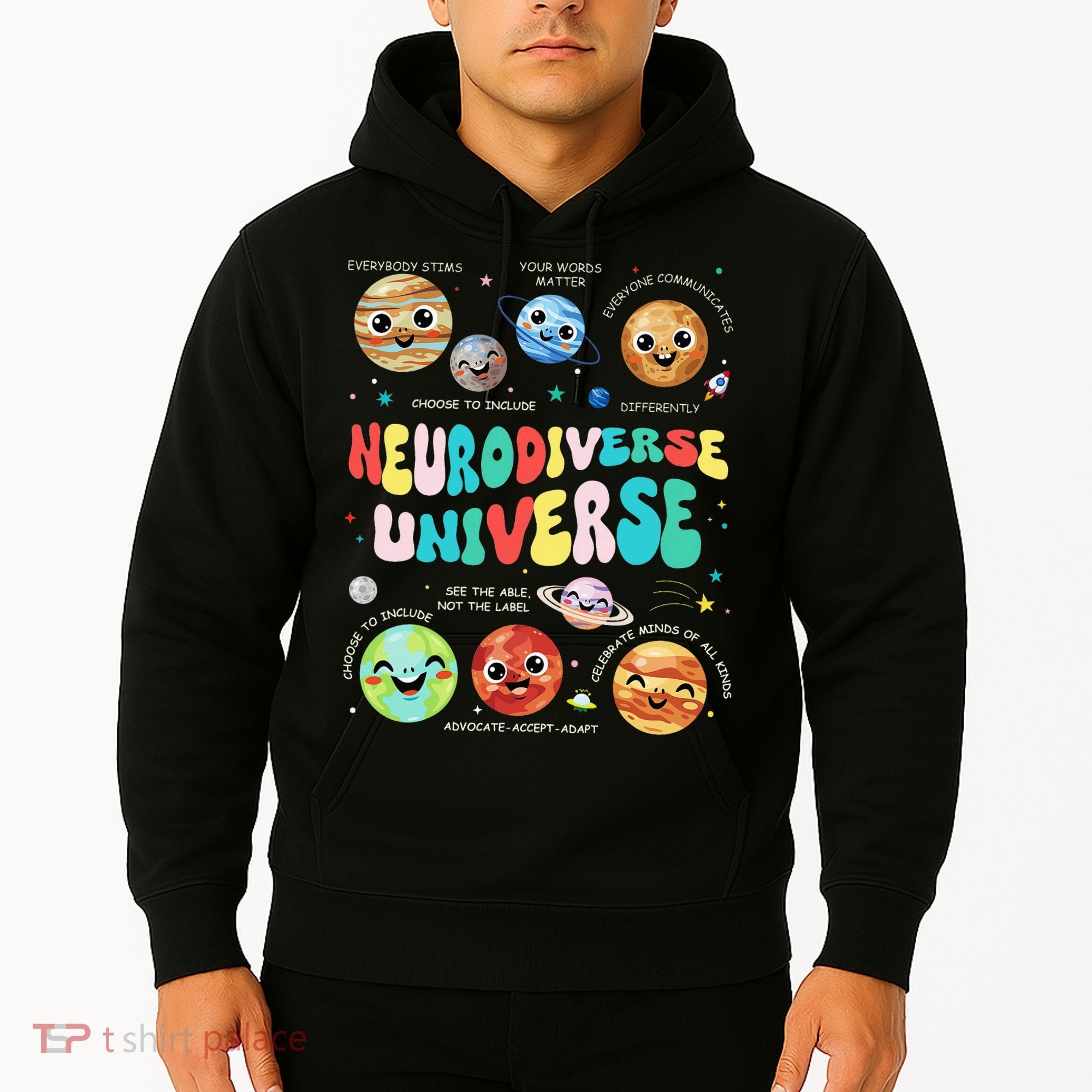 Neurodiverse Universe Neurodiversity Autism Awareness Hoodie
