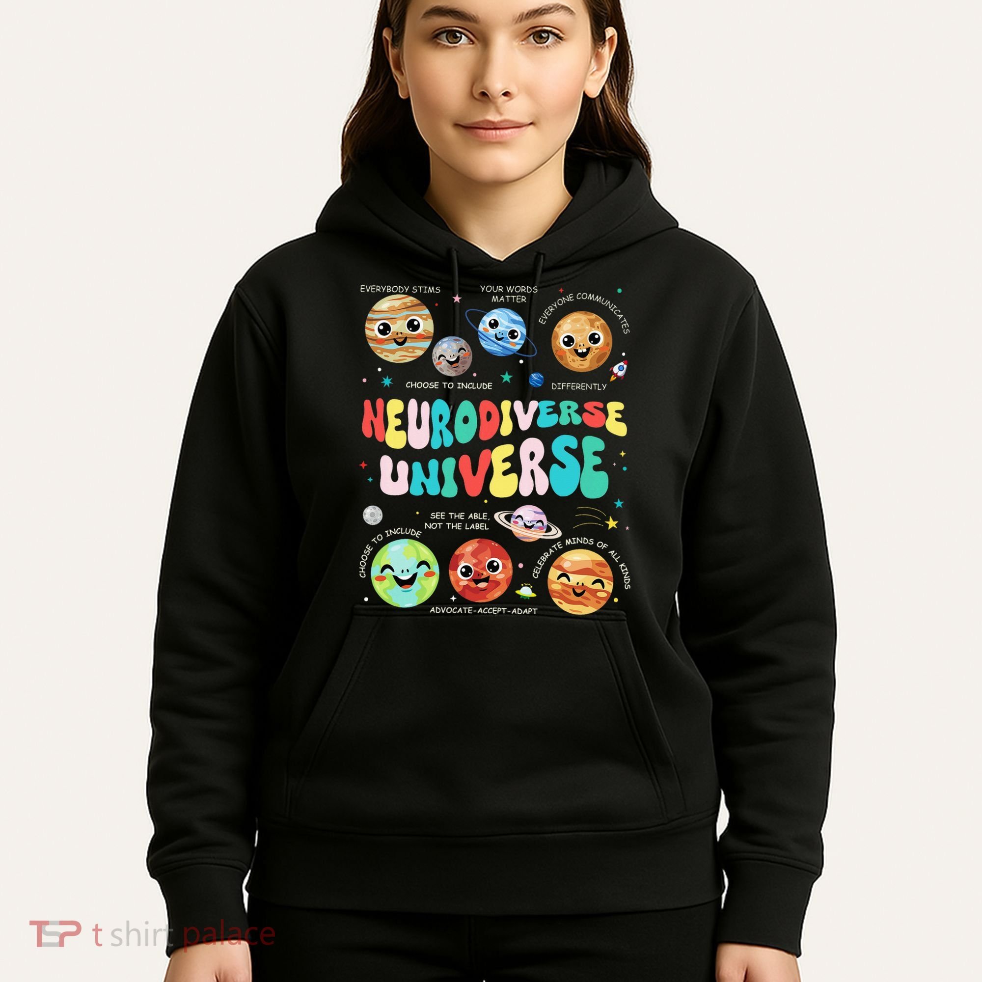 Neurodiverse Universe Neurodiversity Autism Awareness Hoodie