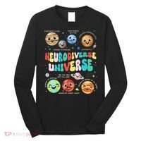 Neurodiverse Universe Neurodiversity Autism Awareness Long Sleeve Shirt thumb 0