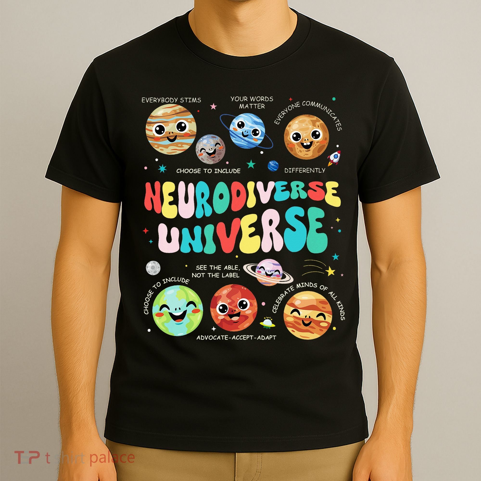 Neurodiverse Universe Neurodiversity Autism Awareness T-Shirt