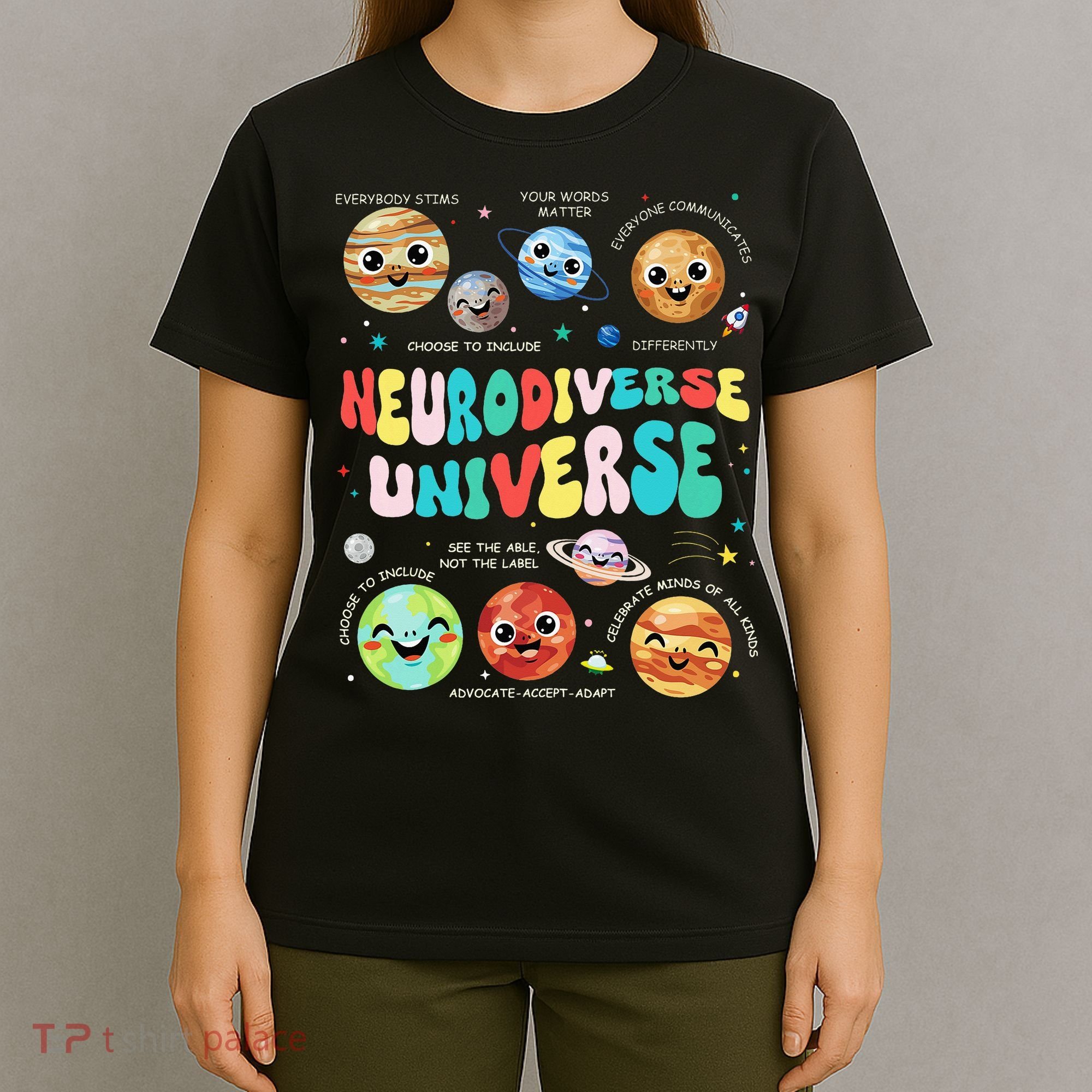 Neurodiverse Universe Neurodiversity Autism Awareness T-Shirt