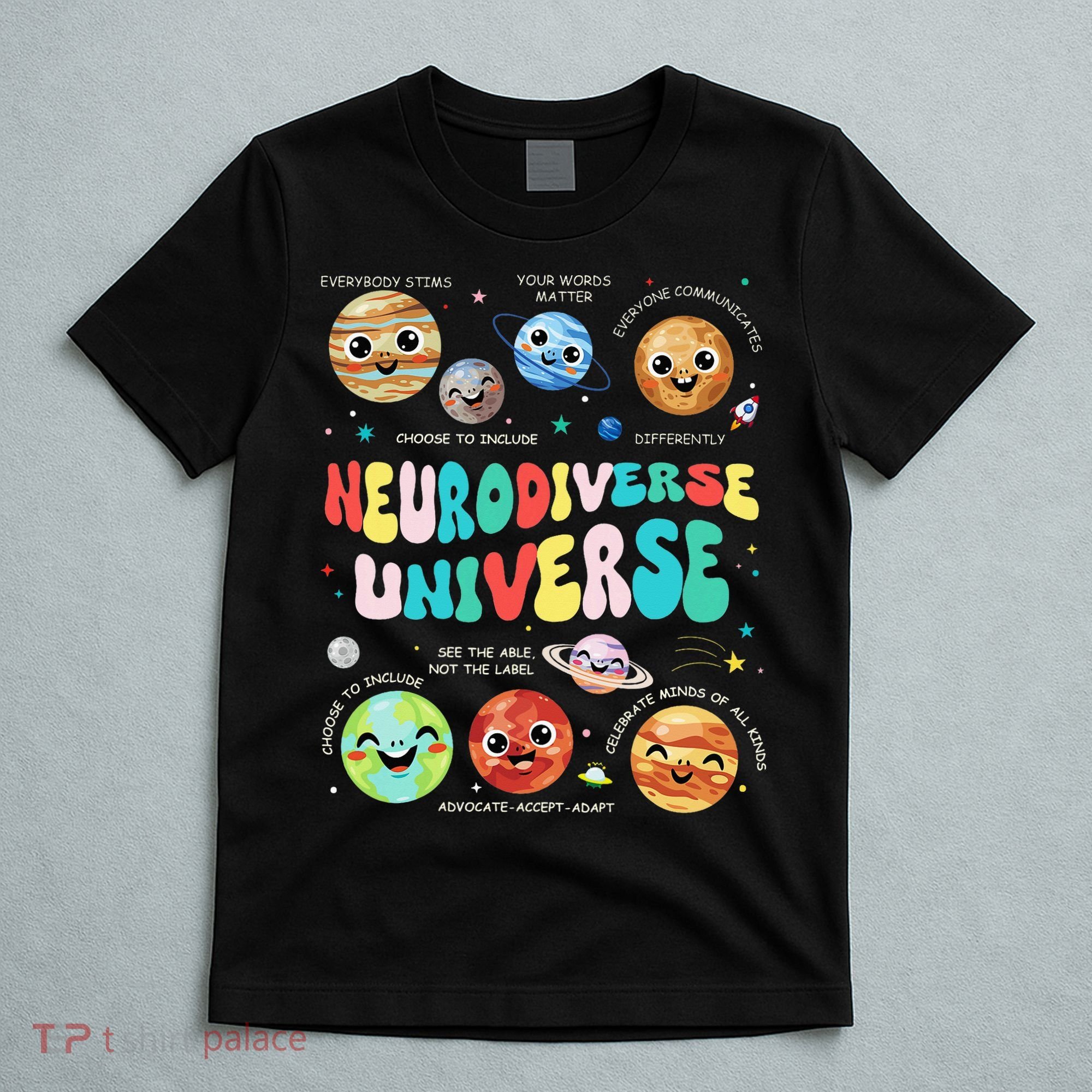 Neurodiverse Universe Neurodiversity Autism Awareness T-Shirt