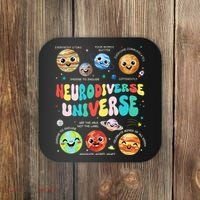Neurodiverse Universe Neurodiversity Autism Awareness Coaster thumb 0