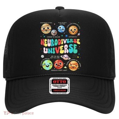 Neurodiverse Universe Neurodiversity Autism Awareness Hat