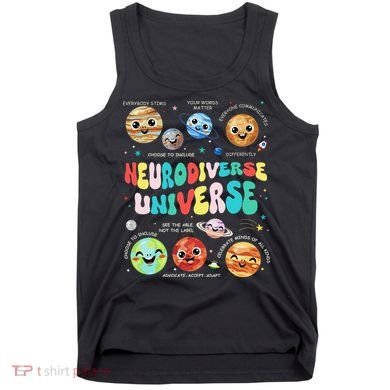 Neurodiverse Universe Neurodiversity Autism Awareness Tank Top