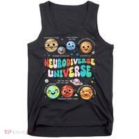 Neurodiverse Universe Neurodiversity Autism Awareness Tank Top thumb 0