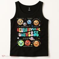 Neurodiverse Universe Neurodiversity Autism Awareness Tank Top thumb 2