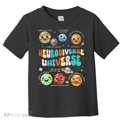 Neurodiverse Universe Neurodiversity Autism Awareness Toddler T-Shirt