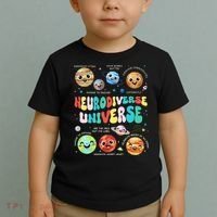 Neurodiverse Universe Neurodiversity Autism Awareness Toddler T-Shirt thumb 2