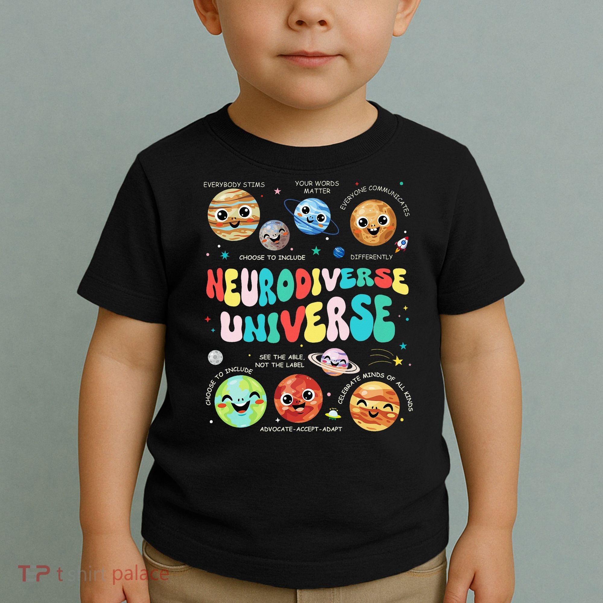 Neurodiverse Universe Neurodiversity Autism Awareness Toddler T-Shirt