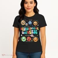 Neurodiverse Universe Neurodiversity Autism Awareness Women's T-Shirt thumb 4
