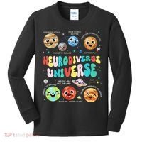 Neurodiverse Universe Neurodiversity Autism Awareness Kids Long Sleeve Shirt thumb 0