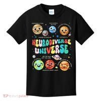 Neurodiverse Universe Neurodiversity Autism Awareness Kids T-Shirt thumb 0