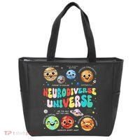 Neurodiverse Universe Neurodiversity Autism Awareness Tote Bag thumb 0