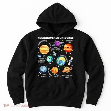 Neurodiverse Universe Neurodiversity Autism Awareness Hoodie