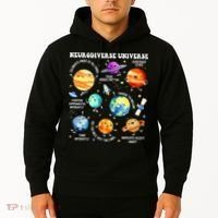 Neurodiverse Universe Neurodiversity Autism Awareness Hoodie thumb 2