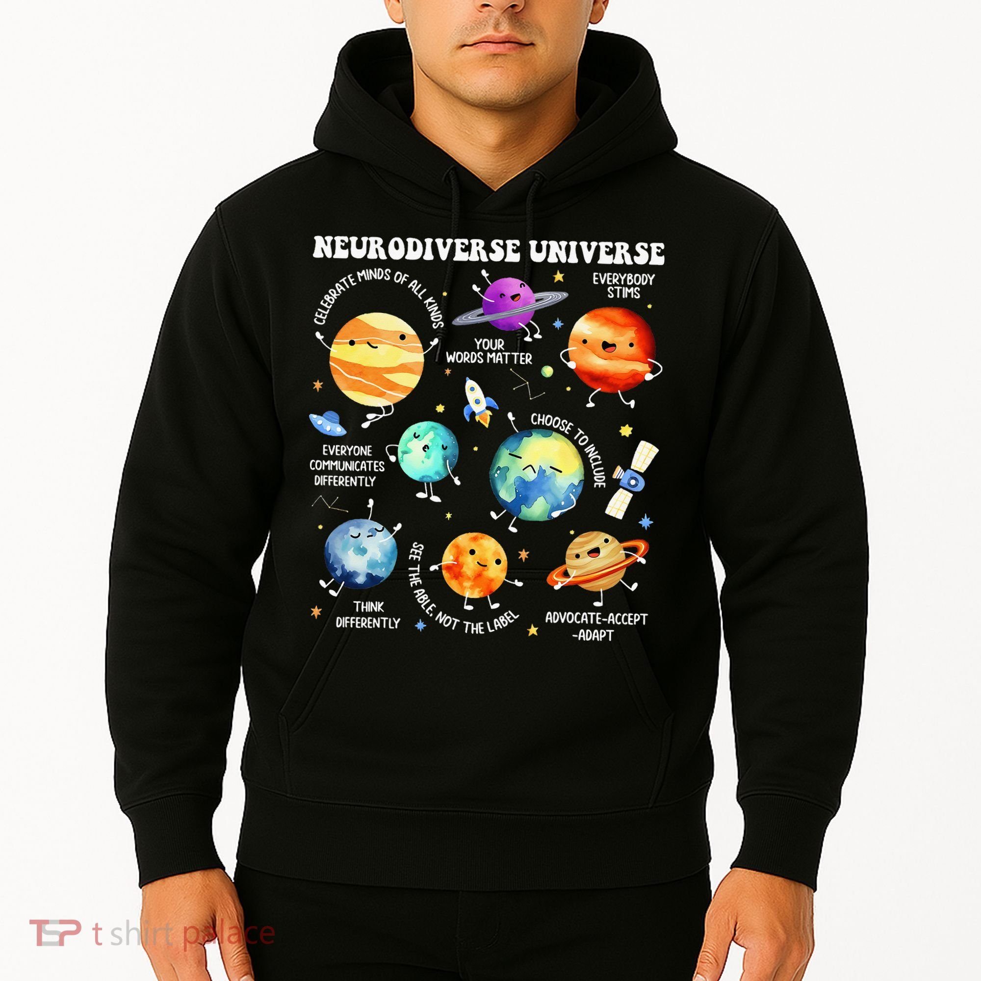 Neurodiverse Universe Neurodiversity Autism Awareness Hoodie