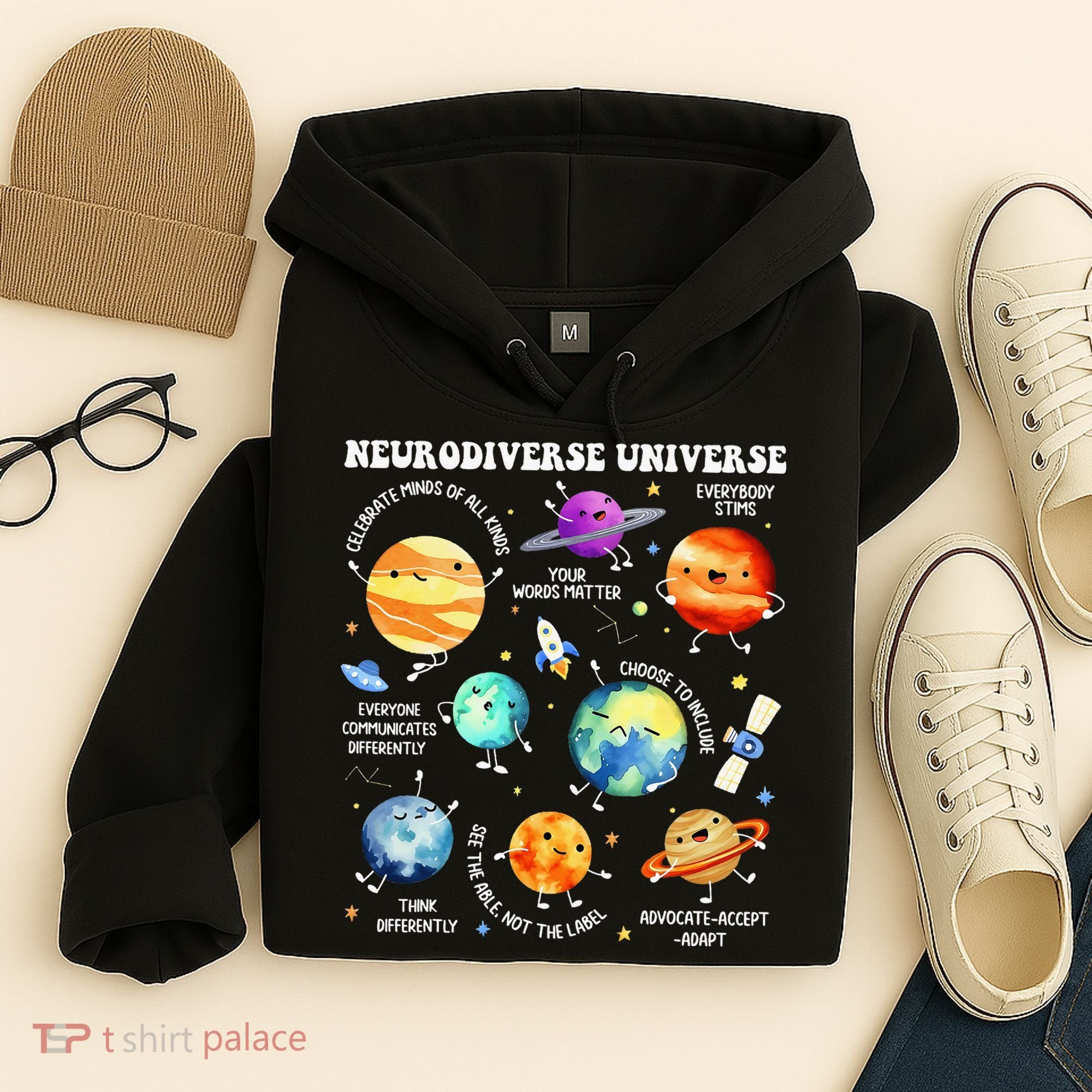 Neurodiverse Universe Neurodiversity Autism Awareness Hoodie