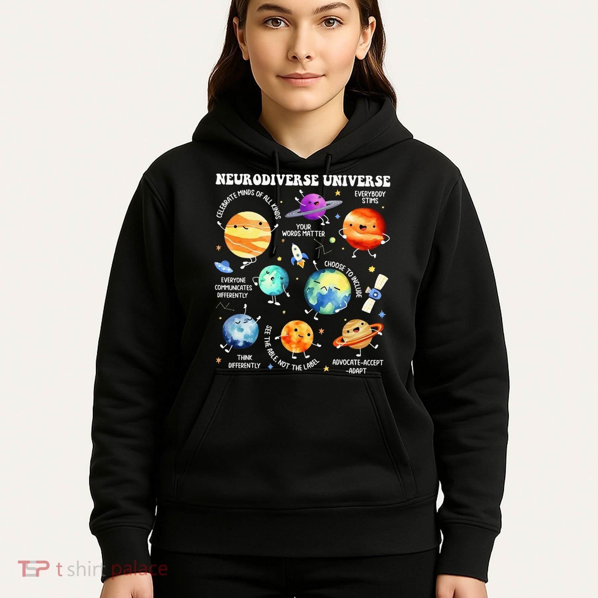 Neurodiverse Universe Neurodiversity Autism Awareness Hoodie
