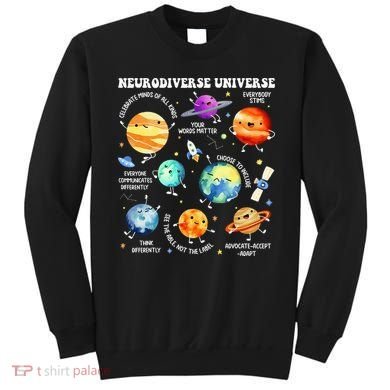 Neurodiverse Universe Neurodiversity Autism Awareness Sweatshirt